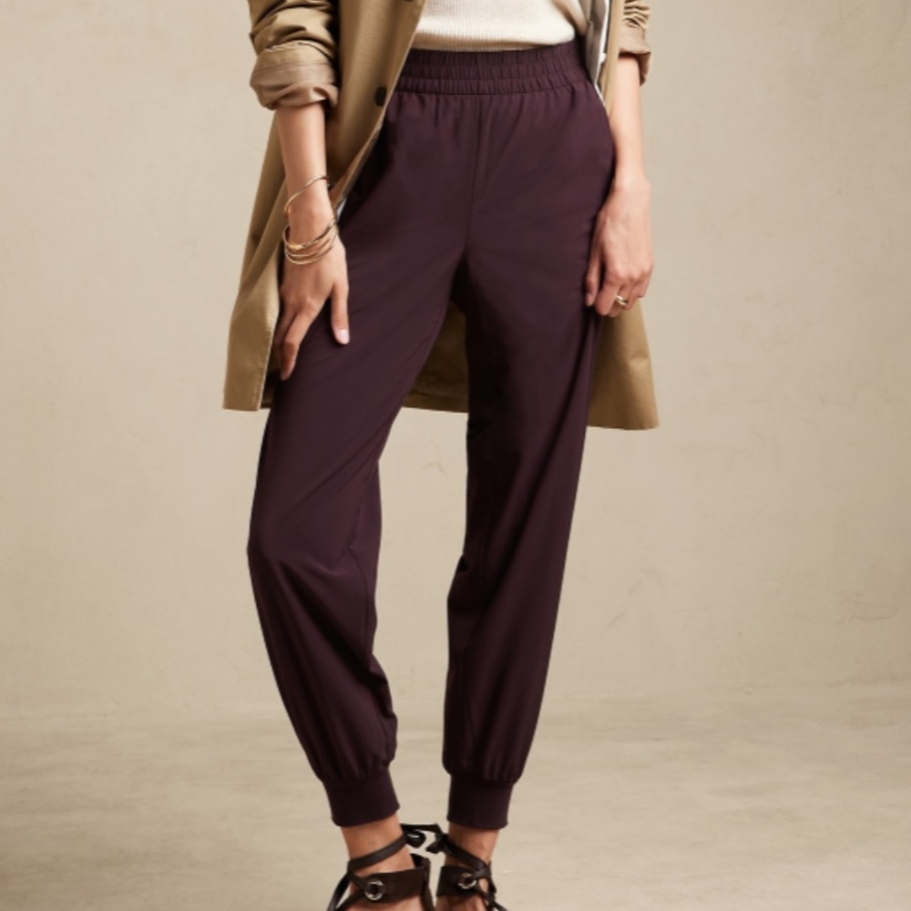 COPY - NWT Maroon airstretch jogger